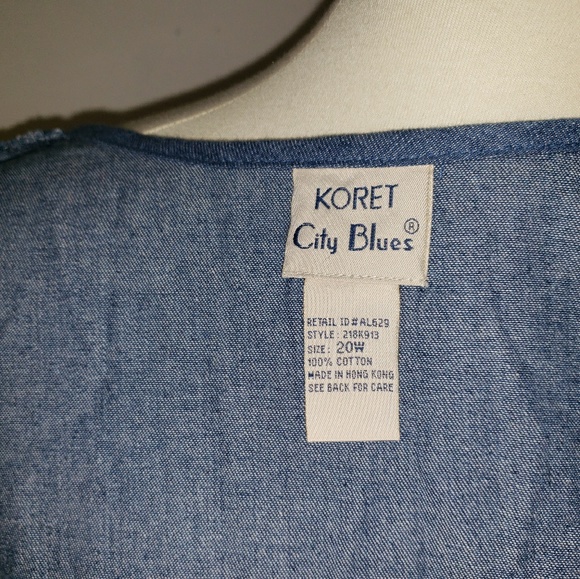 Koret Jeans Vest 20W - Picture 7 of 7